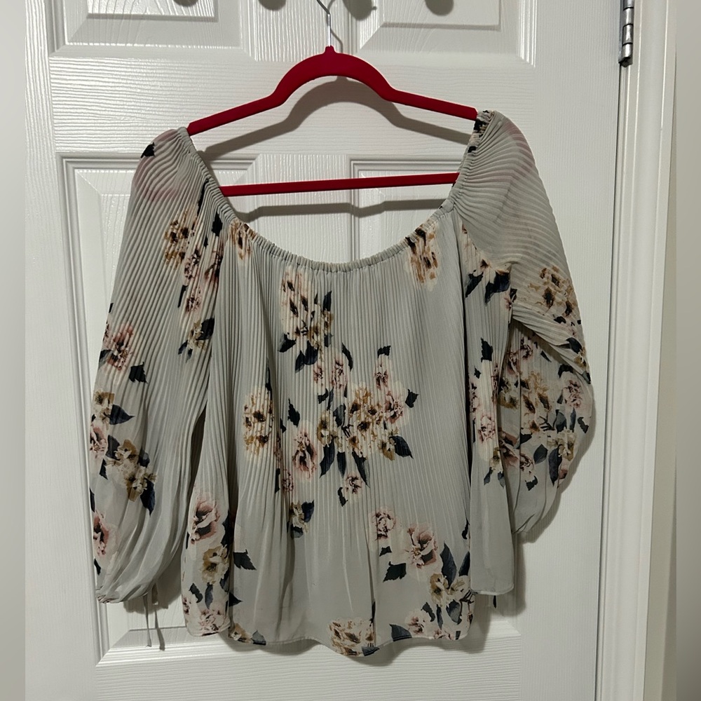 Baby Blue Floral Shirt